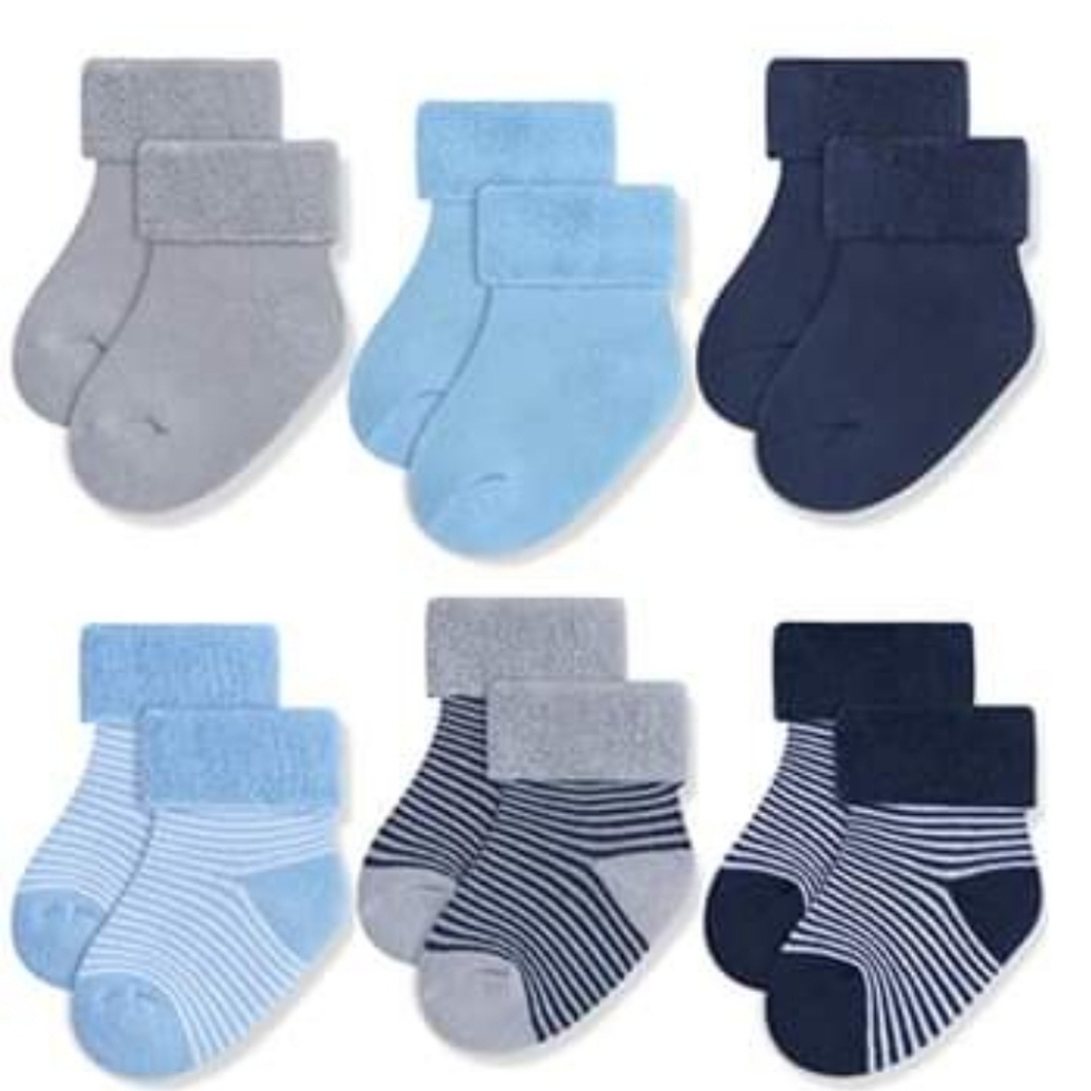 Infant winter thick cotton socks unisex 6 pack